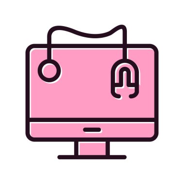 bilgisayar simgesi vektör illüstrasyonu