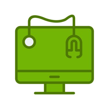 bilgisayar simgesi vektör illüstrasyonu