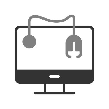 bilgisayar simgesi vektör illüstrasyonu