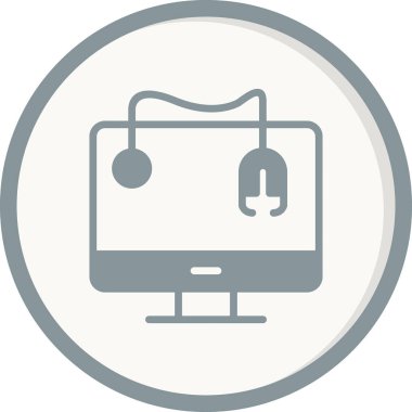 bilgisayar simgesi vektör illüstrasyonu