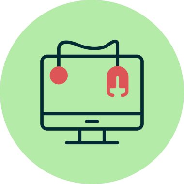 bilgisayar simgesi vektör illüstrasyonu