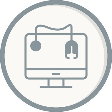 bilgisayar simgesi vektör illüstrasyonu