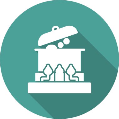 Bir tablo simgesinin vektör illüstrasyonu