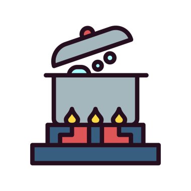 mum vektörü ince çizgi simgesi