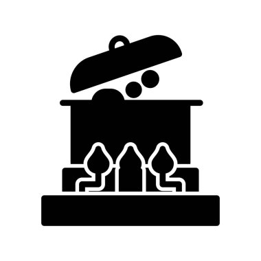 Gıda simgesinin vektör illüstrasyonu