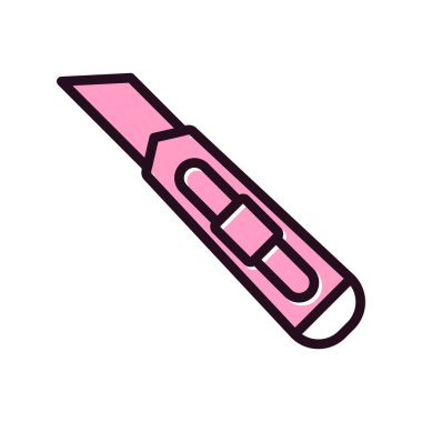 Kesici aracı simgesini, vektör çizim