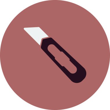 Kesici aracı simgesini, vektör çizim