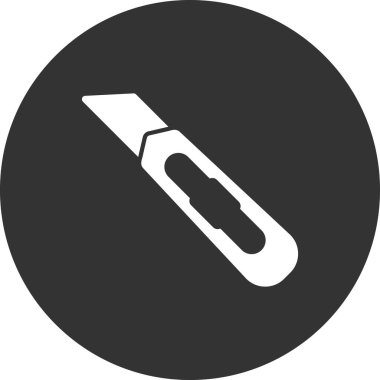 Kesici aracı simgesini, vektör çizim