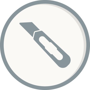 Kesici aracı simgesini, vektör çizim