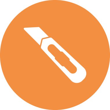 Kesici aracı simgesini, vektör çizim