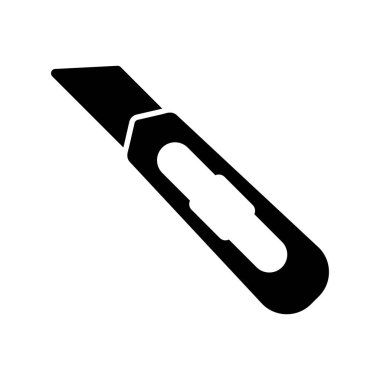 Kesici aracı simgesini, vektör çizim