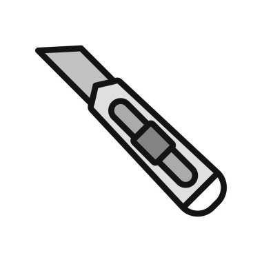 Kesici aracı simgesini, vektör çizim