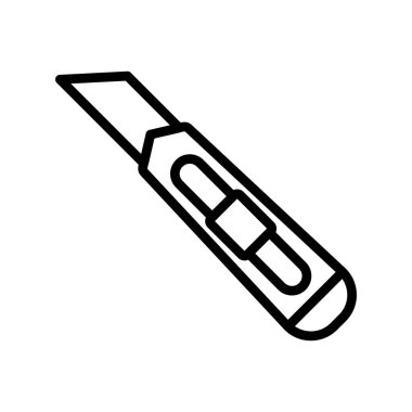 Kesici aracı simgesini, vektör çizim