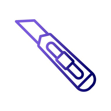 Kesici aracı simgesini, vektör çizim