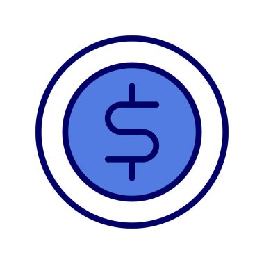 Dolar sikke vektör çizim