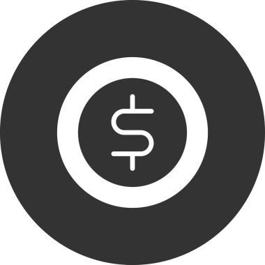 Dolar sikke vektör çizim