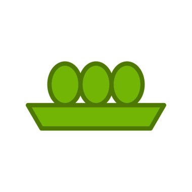 çiftlik yiyecekleri ikonu vektör illüstrasyonu