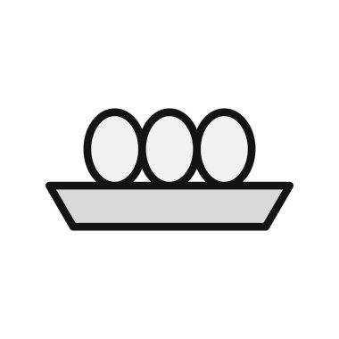 yiyecek ikonu vektör illüstrasyonu