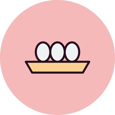 Gıda simgesinin vektör illüstrasyonu