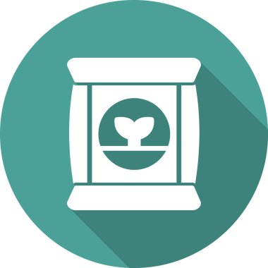 Gübre simgesi, vektör illüstrasyonu