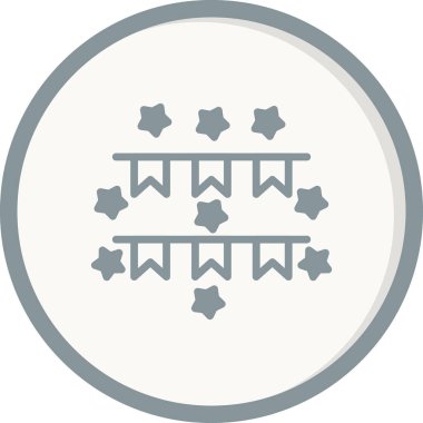 Yıldızlar. Web simgesi basit illüstrasyon