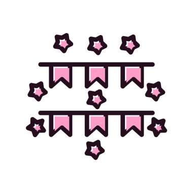 Sirk yıldızları vektör illüstrasyonu