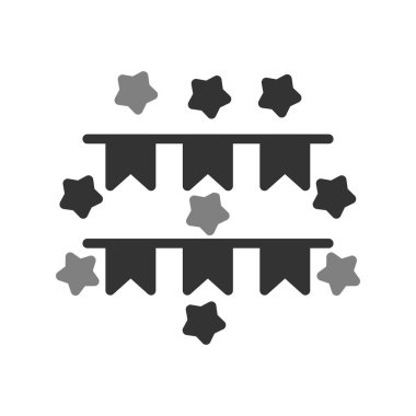 İzole edilmiş derecelendirme ve inceleme simgesi. Stok vektör illüstrasyonunun sevimli ve kutlayıcı koleksiyonu.