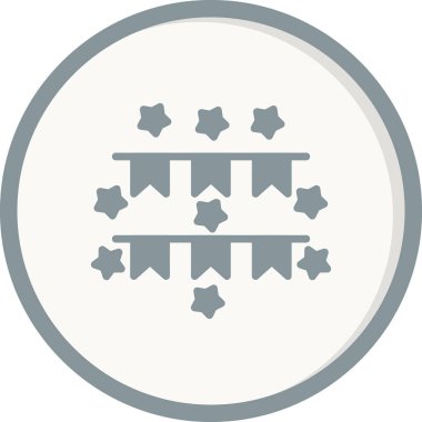 Çelenk, vektör illüstrasyonu basit tasarım