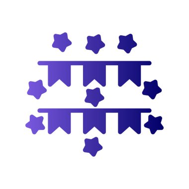 Yıldız simgesi. Beyaz arkaplanda izole edilmiş yıldız vektör simgelerinin düz çizimi