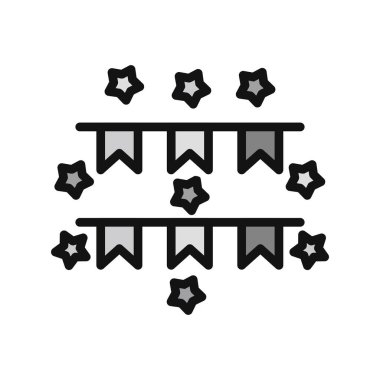 Çelenk, web simgesi basit illüstrasyon