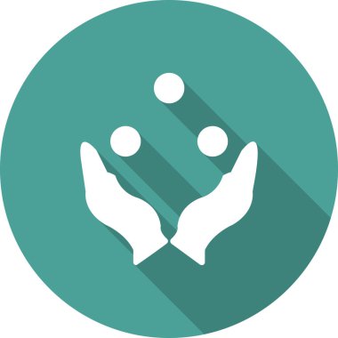 Beyaz sırtüstü uzanan ay simgesinin gösterimi