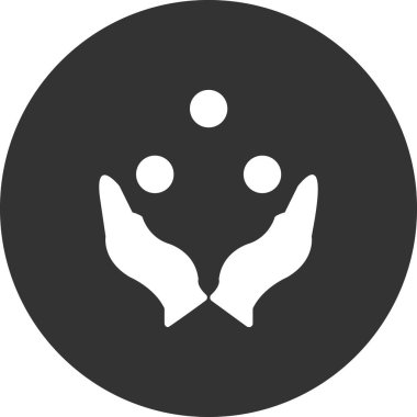 Yıldızlı bir cadının vektör simgesi