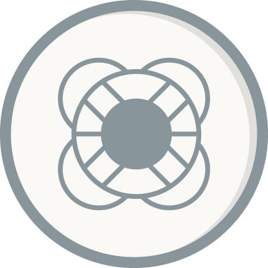 yaşam şamandırası vektör illüstrasyonu 