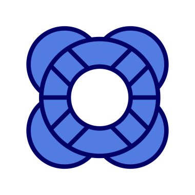 yaşam şamandırası vektör illüstrasyonu 