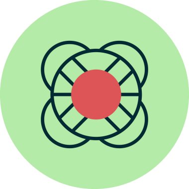 yaşam şamandırası vektör illüstrasyonu 