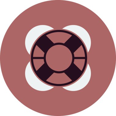 yaşam şamandırası vektör illüstrasyonu 