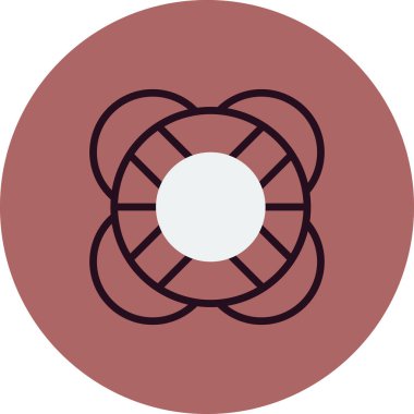 yaşam şamandırası vektör illüstrasyonu 