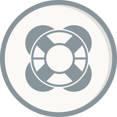 yaşam şamandırası vektör illüstrasyonu 