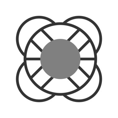 yaşam şamandırası vektör illüstrasyonu 