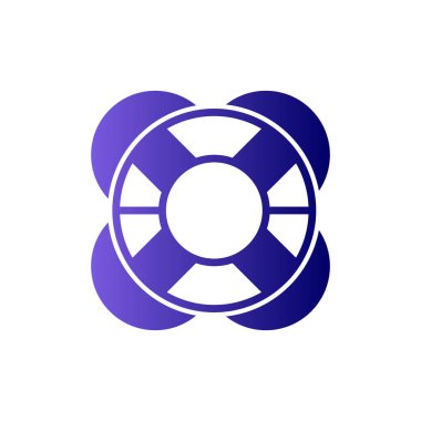 yaşam şamandırası vektör illüstrasyonu 