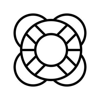 yaşam şamandırası vektör illüstrasyonu 