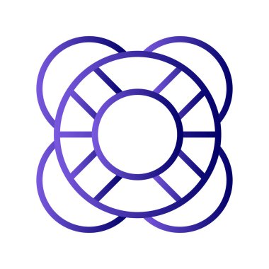 yaşam şamandırası vektör illüstrasyonu 