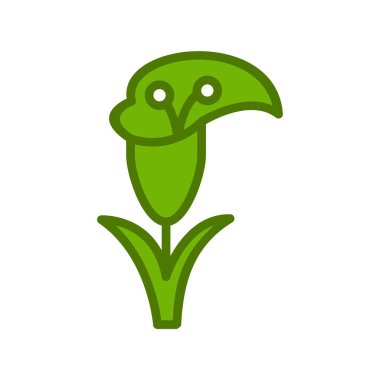 Zambak çiçeği vektör çizim