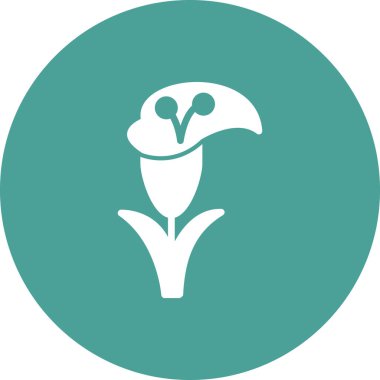 Zambak çiçeği vektör çizim