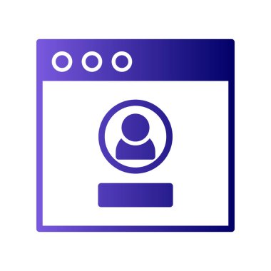 Giriş simgesi, vektör illüstrasyonu