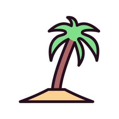 Palmiye ağacı çizimi