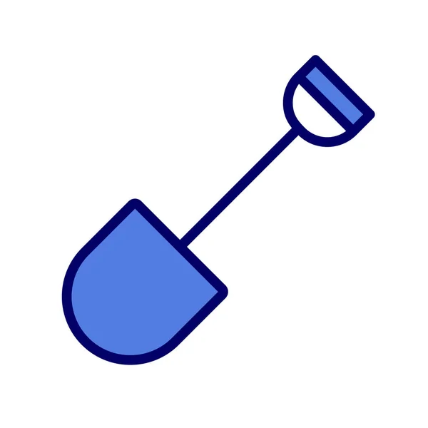 Shovel Vector Icon Design Illustration — Stok Vektör