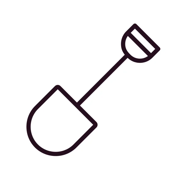 Shovel Vector Icon Design Illustration — Vetor de Stock