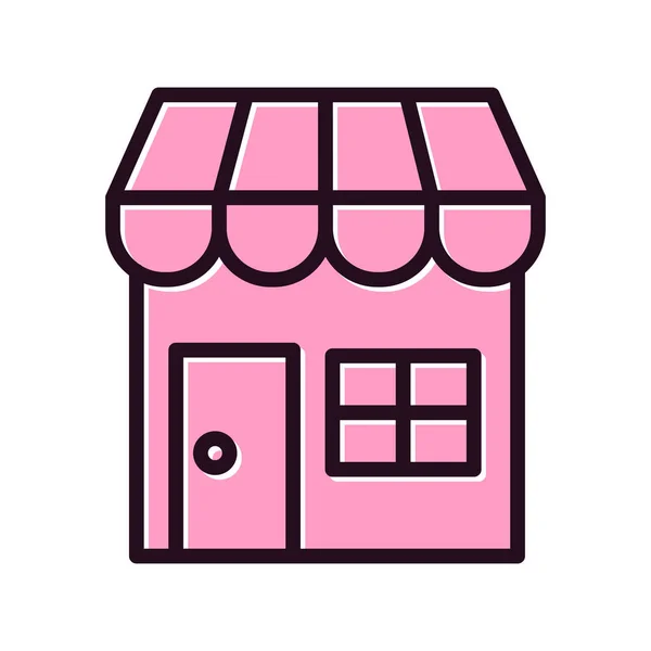 Store Icon Vector Art Illustration — стоковый вектор