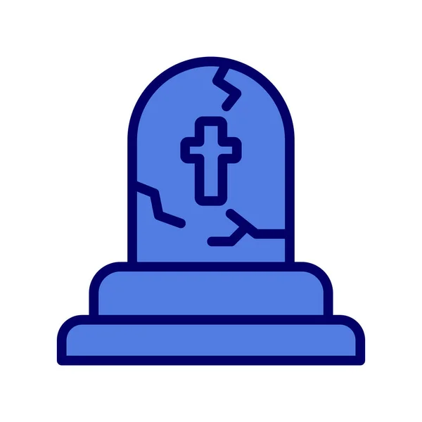 Tombstone Icon Simple Illustration — Wektor stockowy